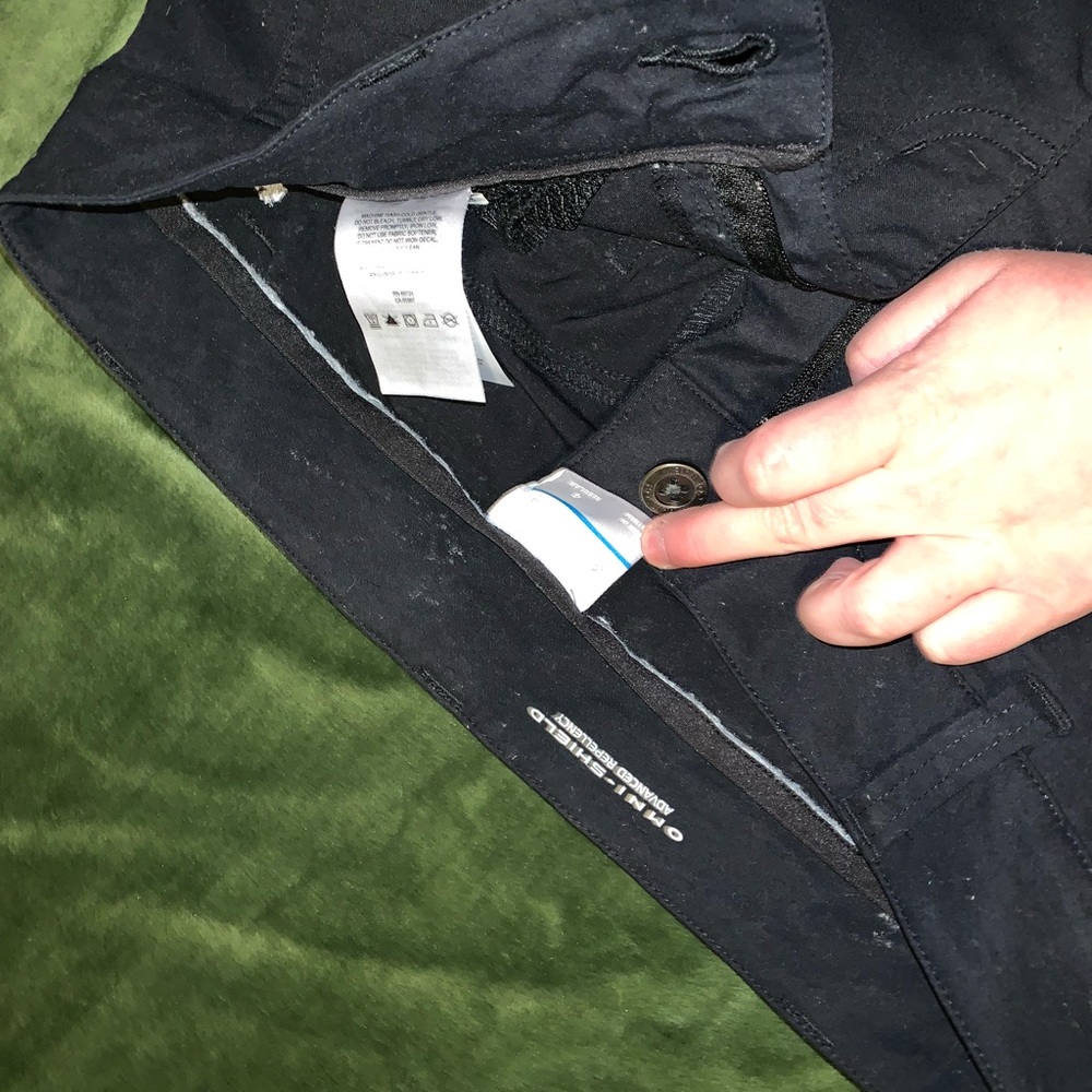 Columbia Black Omni-Heat hiking pants